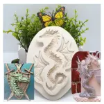 Detailed Dragon Silicone Fondant Mould