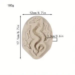 Detailed Dragon Silicone Fondant Mould