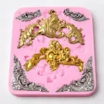 Baroque Vintage 7 Cavity Border Fondant Mould