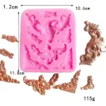 Baroque Vintage 7 Cavity Border Fondant Mould