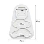 3 Cavity Car & Bus Silicone Fondant Mould