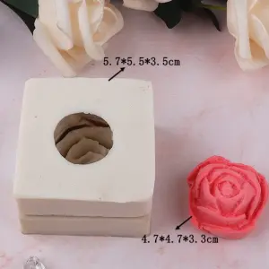 3D Rose Flower Silicone Mould
