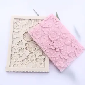 Large Poinsettia Bloom Cluster Silicone Mould