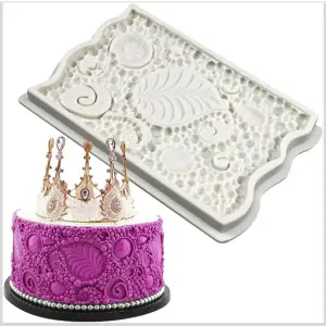 Leaf Texture Pattern Silicone Fondant Mould