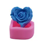 Large 3D Heart Rose Petal Silicone Mould