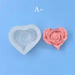 Heart Rose Petal Silicone Mould (Small)