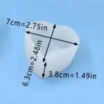 Heart Rose Petal Silicone Mould (Small)
