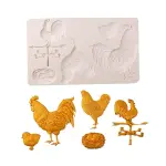 Chicken Nest Hen Farm Silicone Fondant Mould