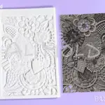 Floral Texture Mat Silicone Fondant Mould