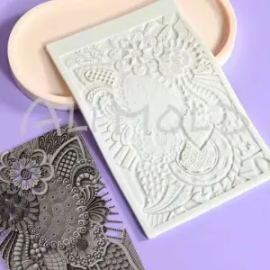 Floral Texture Mat Silicone Fondant Mould