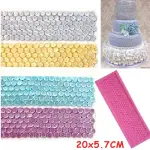 Sequin Texture Border Silicone Fondant Mould