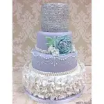 Sequin Texture Border Silicone Fondant Mould