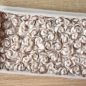 Peony Rose Texture Mat Silicone Mould
