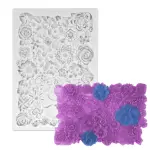 Flower Texture Mat Silicone Fondant Mould