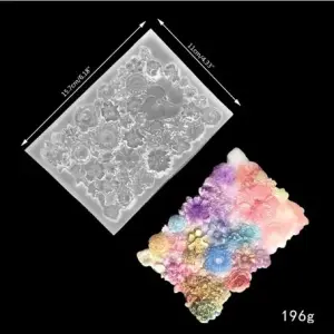 Flower Texture Mat Silicone Fondant Mould