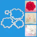 3 Pcs Peony Flower Plunger Cutter Set