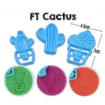 3 Pcs Cactus Cookie Cutter Set