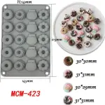 20 Cavity Mini Donut Silicone Chocolate Mould