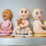 Babies Silicone Baby Shower Fondant Mould