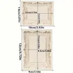 Small Rectangle detailed Frame Silicone Mould