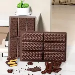 6 Cavity Geometric Chocolate Bar Silicone Mould