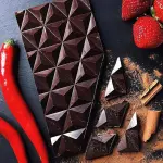 6 Cavity Geometric Chocolate Bar Silicone Mould
