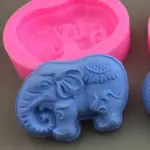 Decorated Elephant Silicone Mould