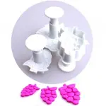 Grapes Shape Plunger Cutter Set (3 Pcs)
