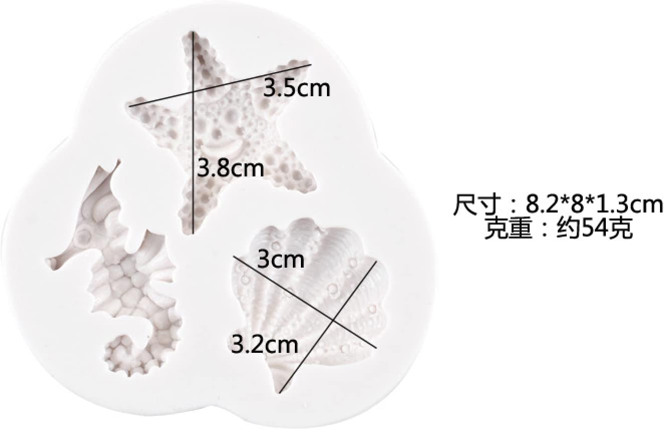 Candy-Molds-Three-Pieces-of-Seahorse-Starfish-Shell-DIY-Fondant-Soft-Pottery-Clay-Mold-Marine-Series-Liquid-Silicone-Mold-1.jpg