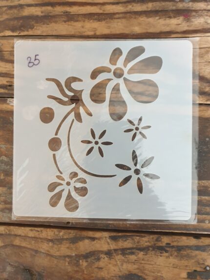 1 pcs Flower Pattern Decoration icing Stencils Style 40