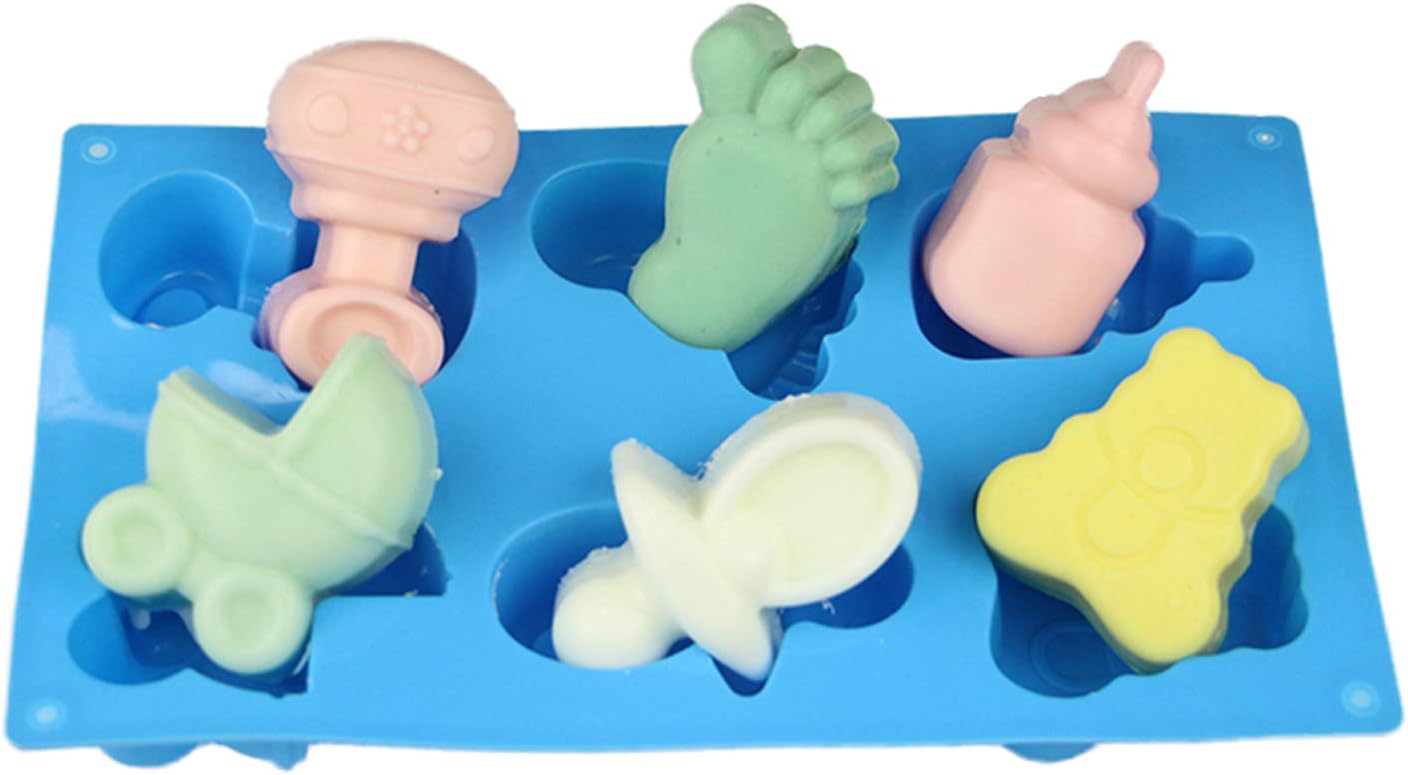 Joyeee-1Pcs-Baby-Shower-Theme-Silicone-Soap-Mold-Little-Feet-Bear-Baby-Carriages-Baby-Pacifier-Fondant-Mold-for-Sugarcraft-Cupcake-Ice-Cube-Pastry-Polymer-Clay-Wax-Melt-Making-Cake-Decoration-0.jpg