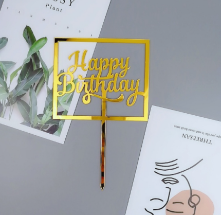 Acrylic Cake Toppers