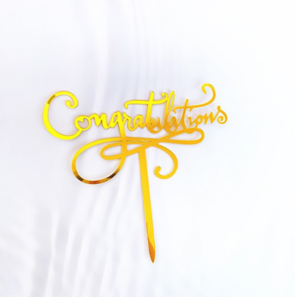 Congratulations Cake Toppers