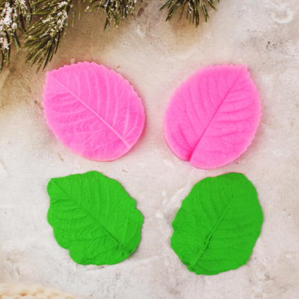 Rose flower Leaf Veiner mould