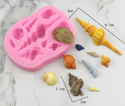 Realistic 3D different Conch sea shell silicone mould