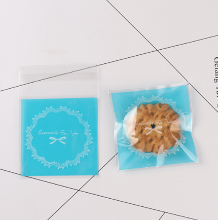 Especially for you Blue colour 100pcs Cookie Candy Sleeve