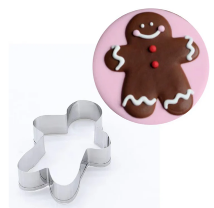 Ginger Man Bread Stainless Steel Cutter Style 2