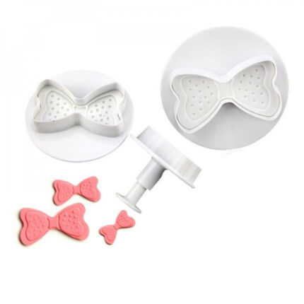 3 pcs Bow Knot Plunger Cutter Set