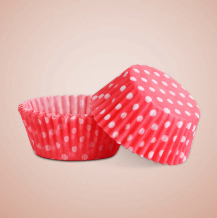 100 pcs Polka dot theme Cake Cups / Muffin Cups style 2