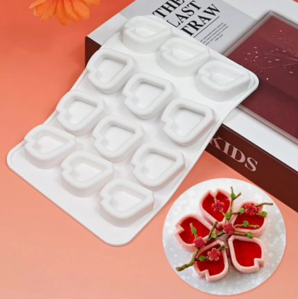 3D Peach Blossom Petal Design Silicone Mould